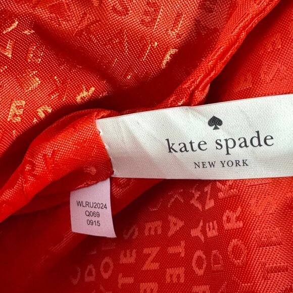 Kate Spade “POP, FIZZ,CLINK!” Zipper Pouch Cow Leather - Picture 8 of 11